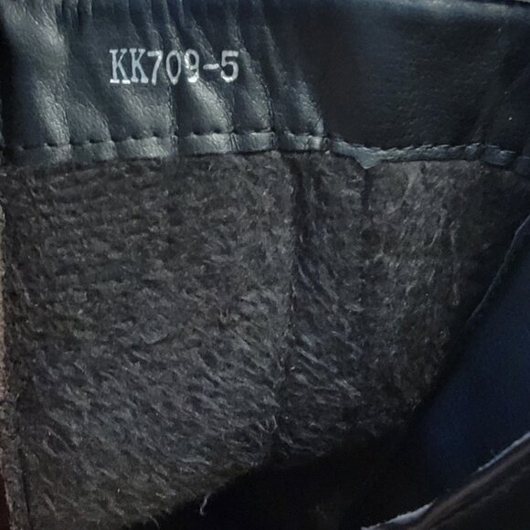 Chain Lace Chunky Biker Boots - Picture 9 of 9